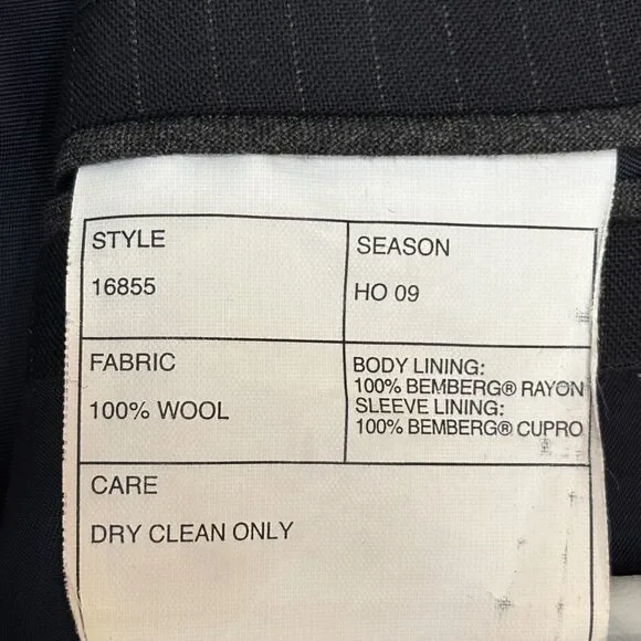 J Crew x Loro Piana Men Aldridge Jacket Blazer Size 44L 44 Long Wool C010 -14